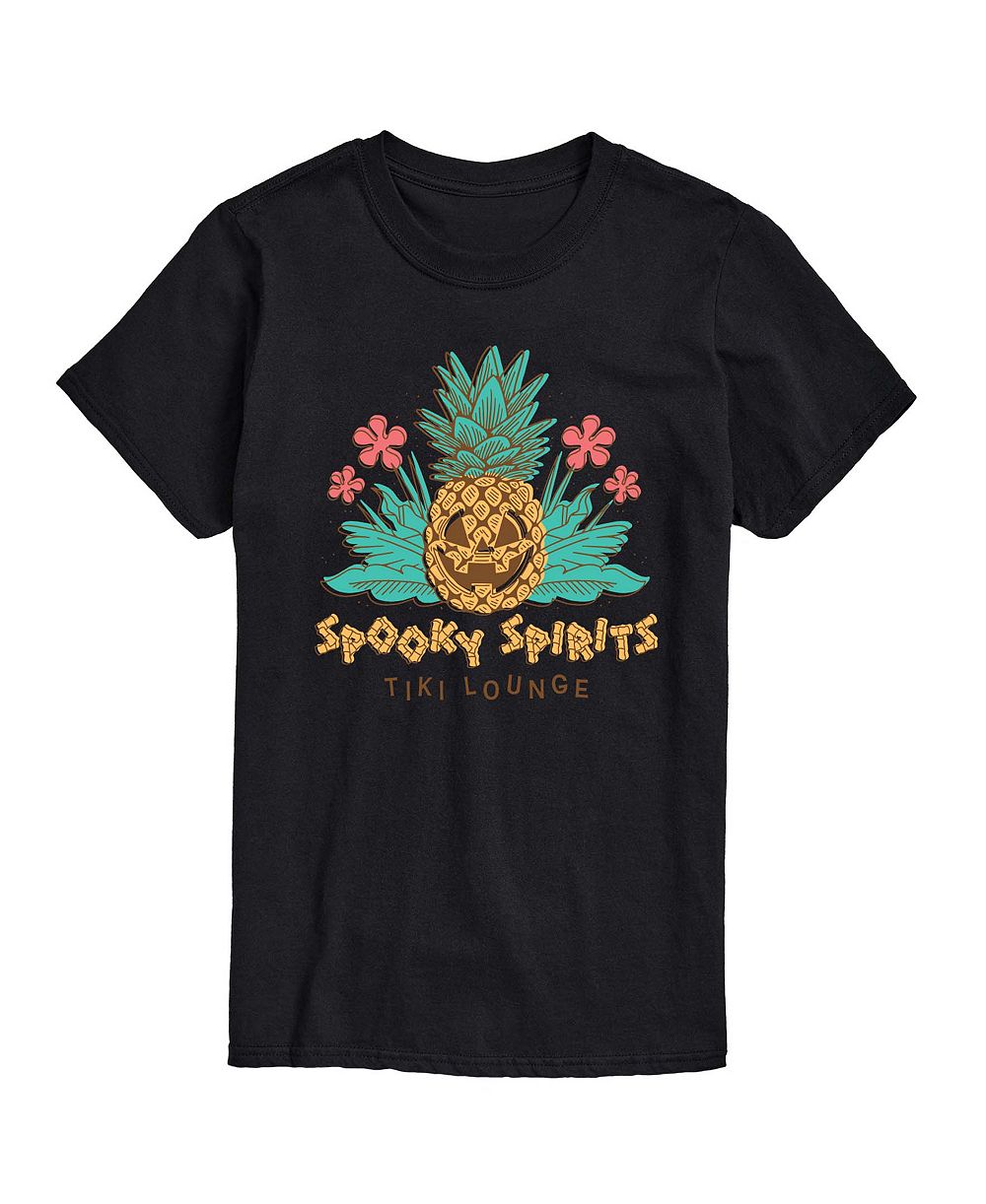 AIRWAVES Men's Instant Message Spooky Spirits Tiki Lounge Graphic T-Shirt