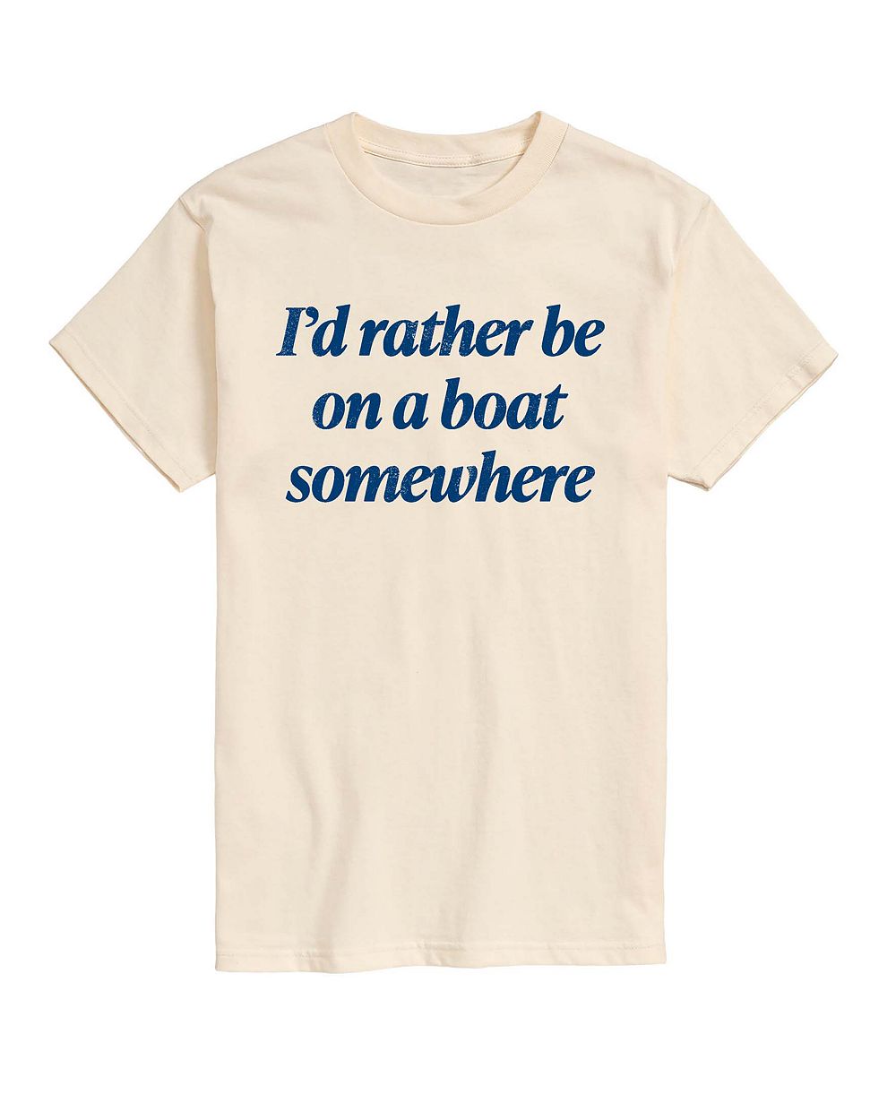 Футболка AIRWAVES Men's Instant Message On Boat Somewhere Graphic