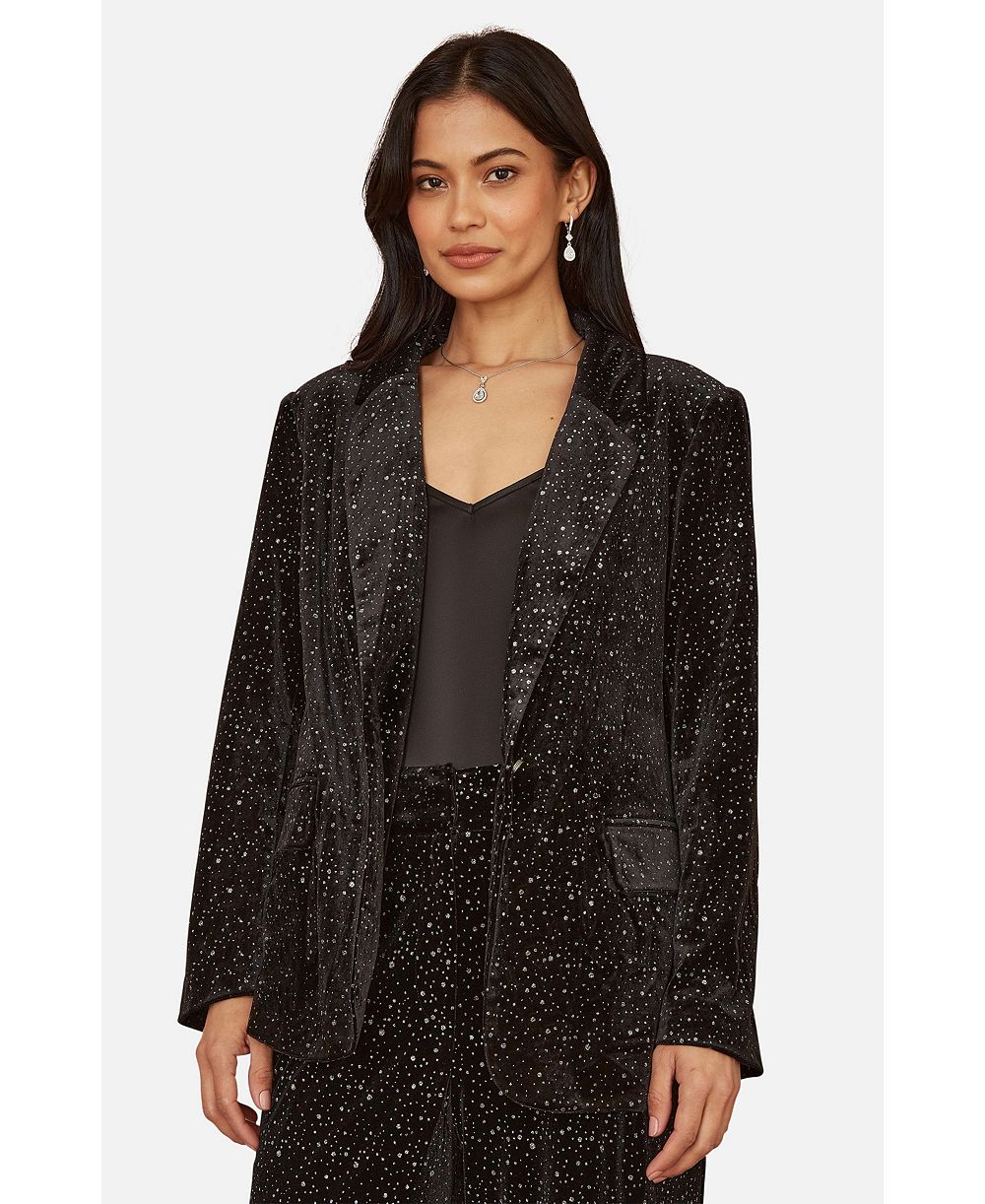Женский блейзер Yumi Velvet Sparkle Oversize
