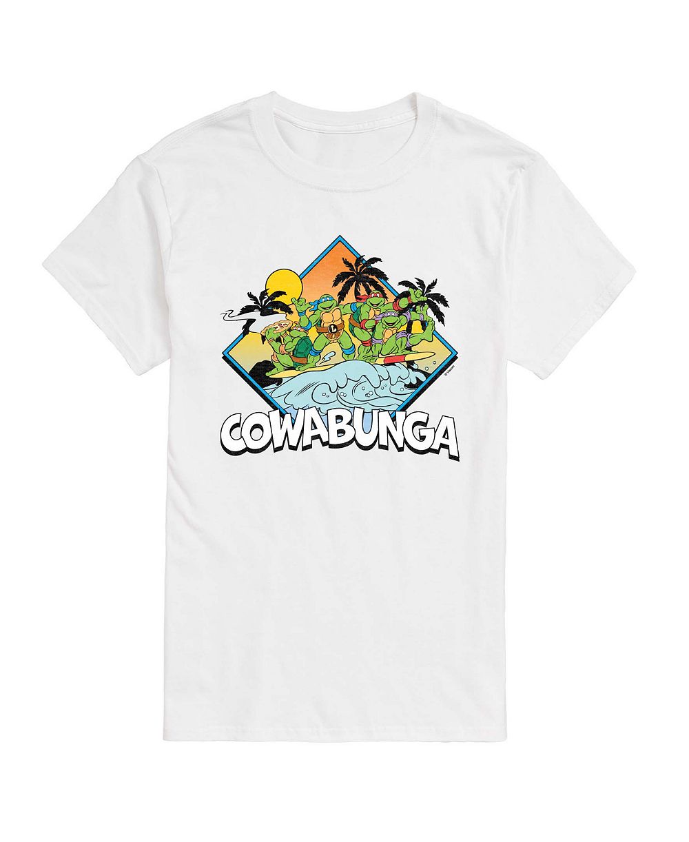 AIRWAVES Men's Teenage Mutant Ninja Turtles Cowabunga Surf Graphic T-Shirt