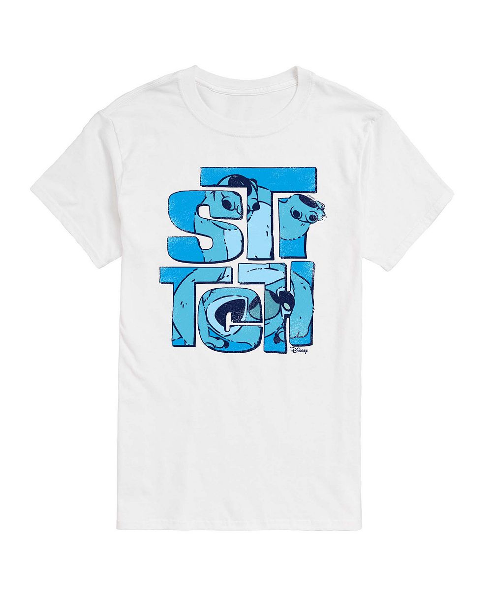 AIRWAVES Men's Lilo and Stitch Handstand Graphic T-Shirt