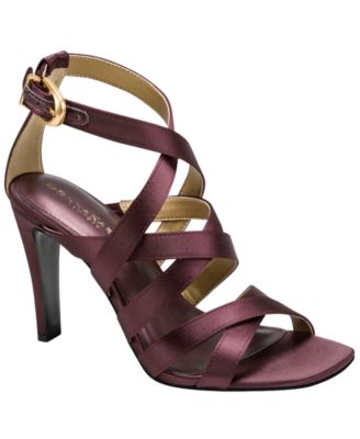 Donna Karan New York Women's Briarrose Multi Strap Square Toe Sandals