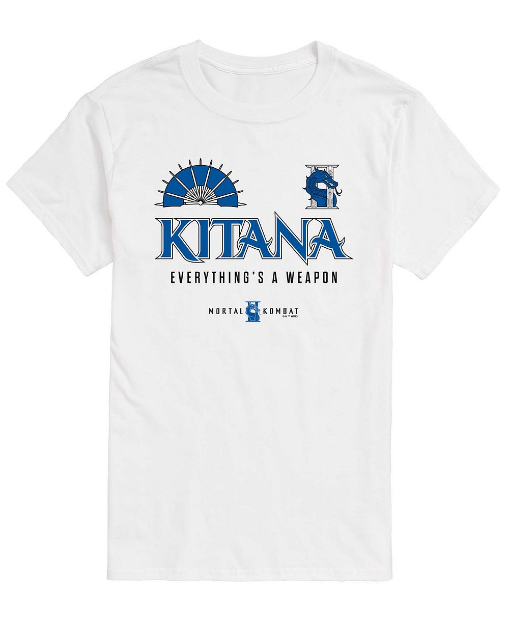 AIRWAVES Мужская футболка Mortal Kombat Kitana Graphic