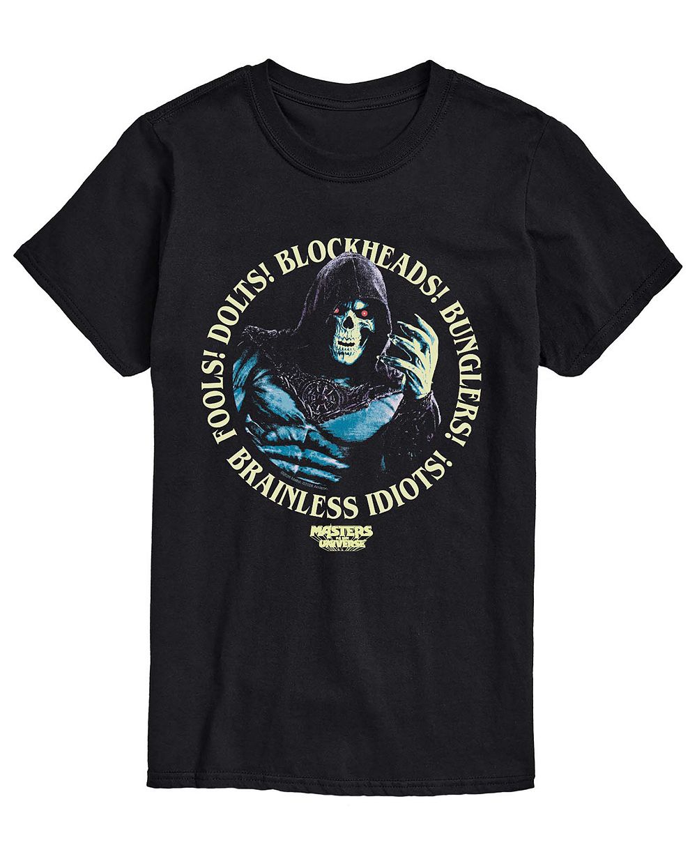 AIRWAVES Men's Masters Of The Universe Brainless Idiots Skeletor Graphic T-Shirt