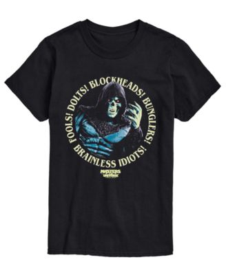 AIRWAVES Men's Masters Of The Universe Brainless Idiots Skeletor Graphic T-Shirt