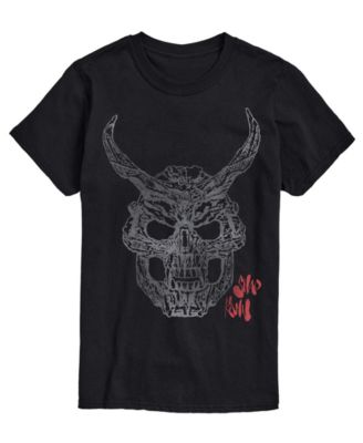 AIRWAVES Men's Mortal Kombat Shao Kahn Vintage Faded Graphic T-Shirt