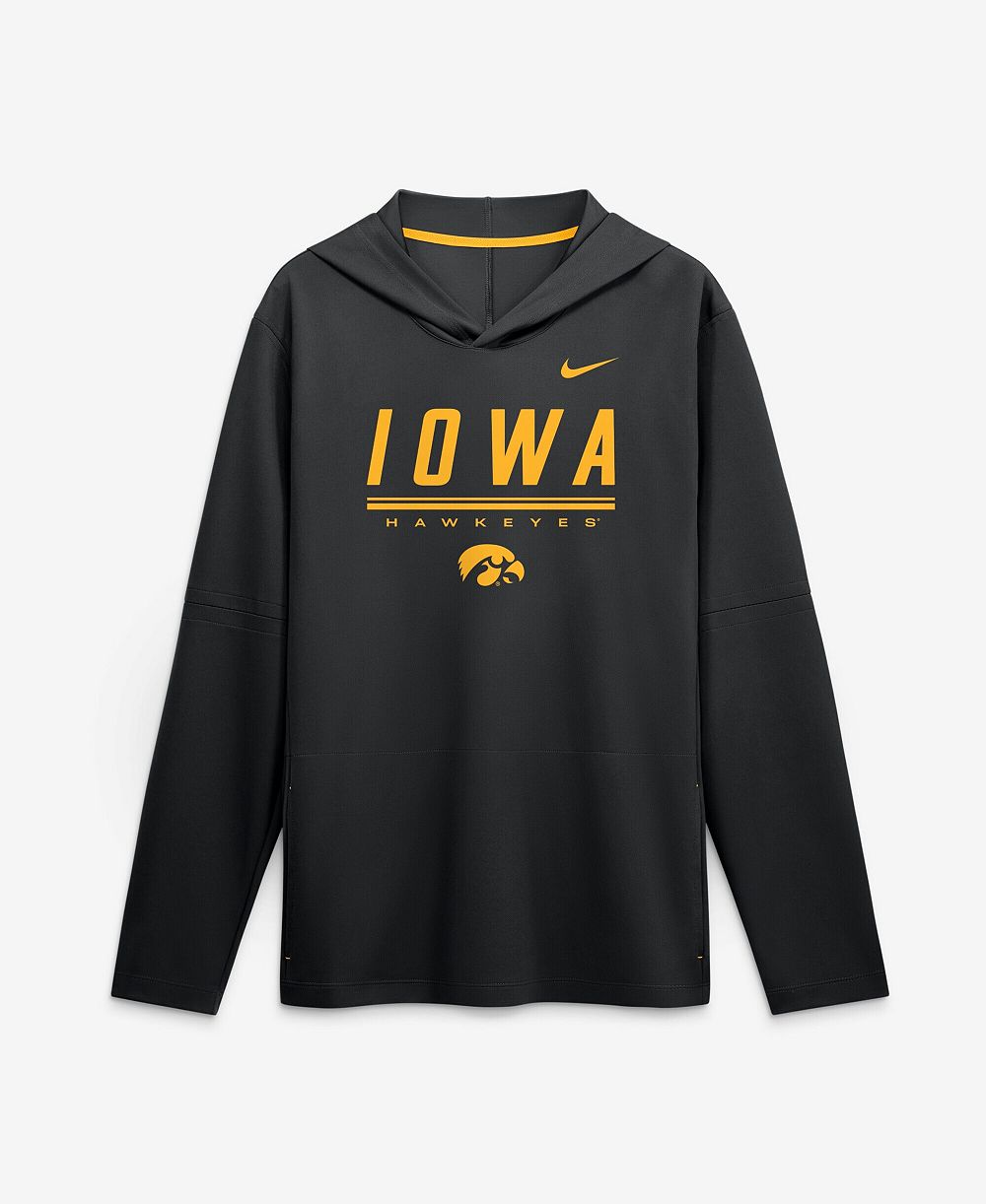 Nike Мужская футболка Nike Black Iowa Hawkeyes