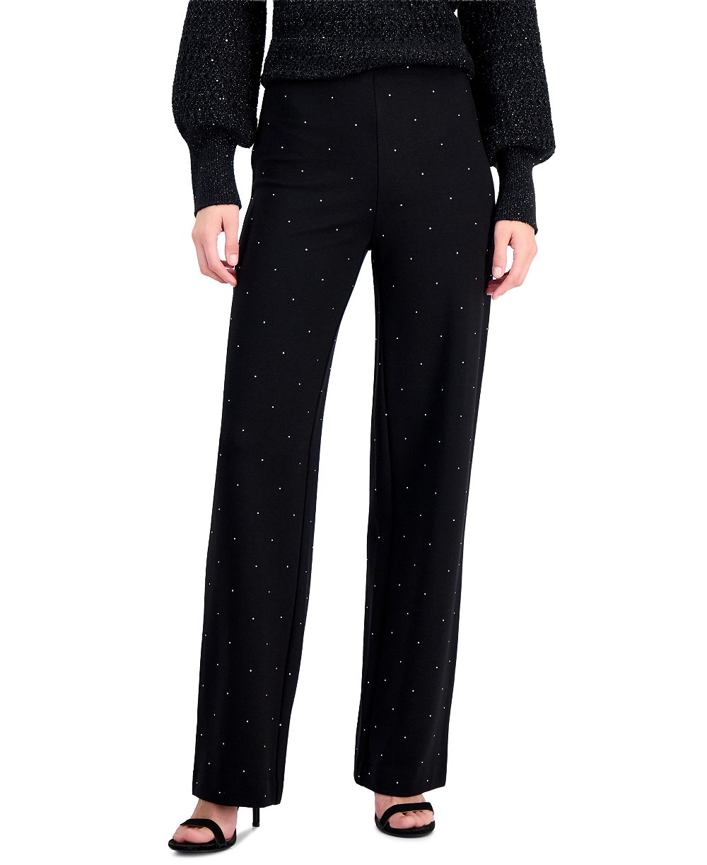 Anne Klein женские широкие брюки с высокой талией, Petite
