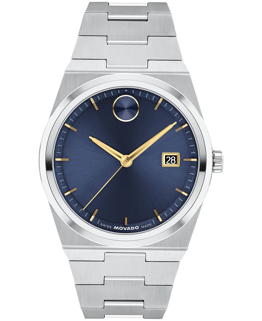 Мужские часы Movado Bold Quest Swiss Quartz Stainless Steel 40mm