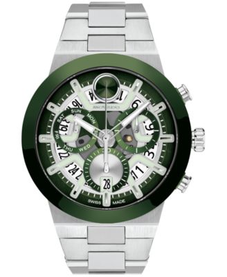 Мужские часы Movado Bold Fusion Swiss Quartz Chrono Stainless Steel 44.50mm