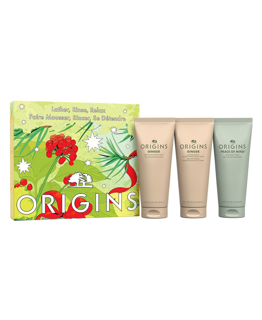 Origins набор по уходу за телом Lather, Rinse, Relax из 3 средств