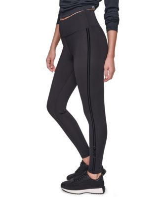 Женские леггинсы DKNY Sport с высоким поясом 7/8 и легким блеском