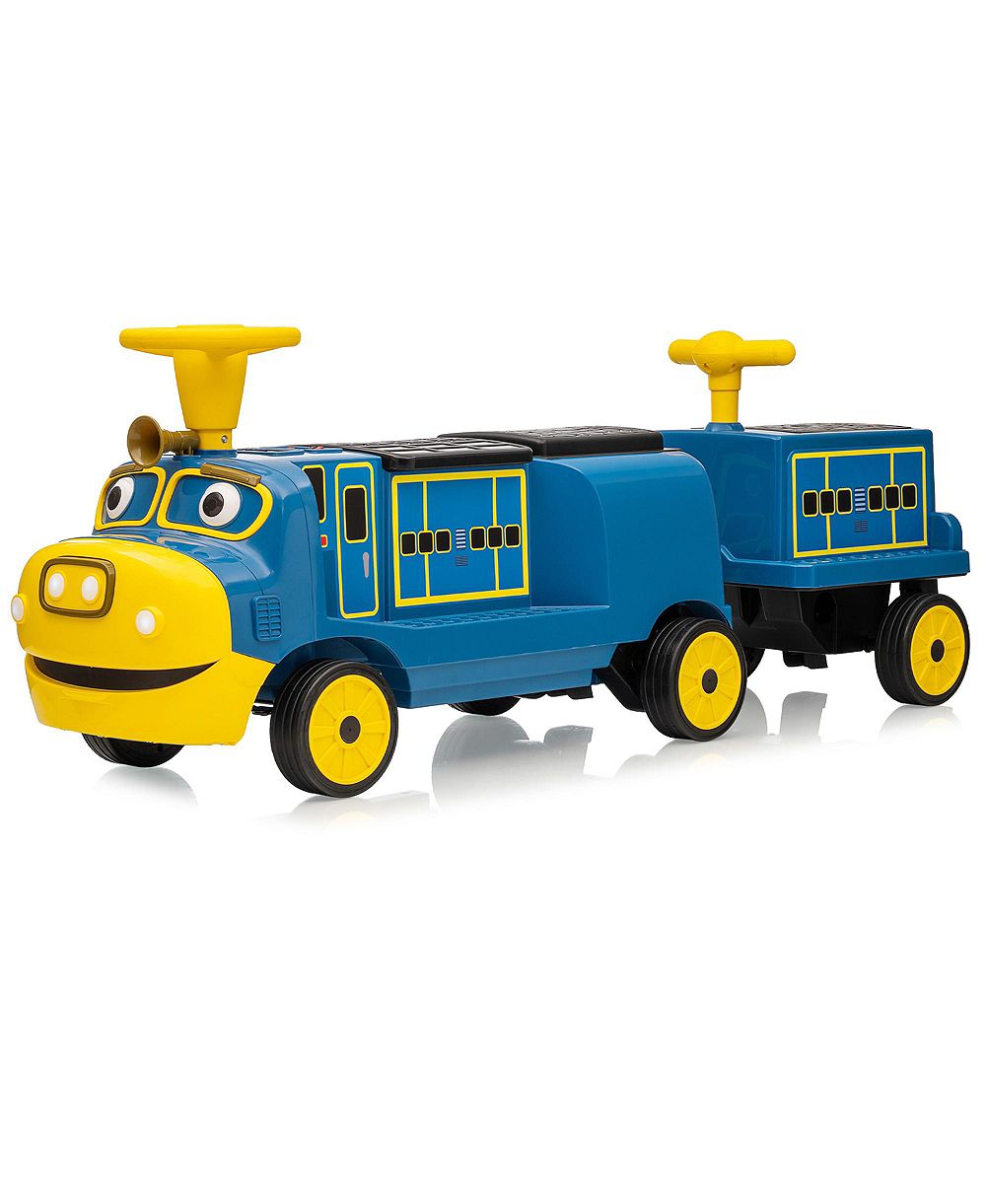 homfan 12V 2-Seater Electric Ride-On Train with Music, Ages 3+