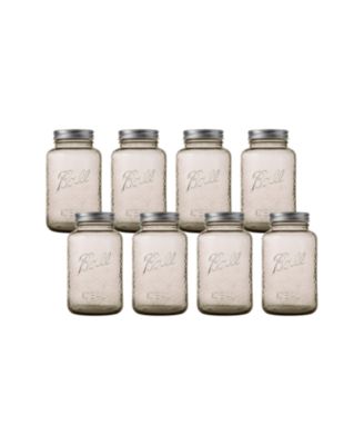 Ball Vintage Glass Mason Jars, Regular Mouth, Quart Size (32 oz), Pack of 8