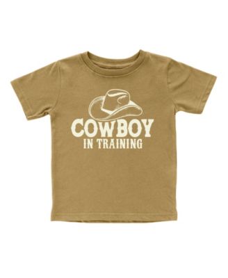 Sweet Wink Toddler Boys (2T-4T) Cowboy in Training Western Short Sleeve T-Shirt