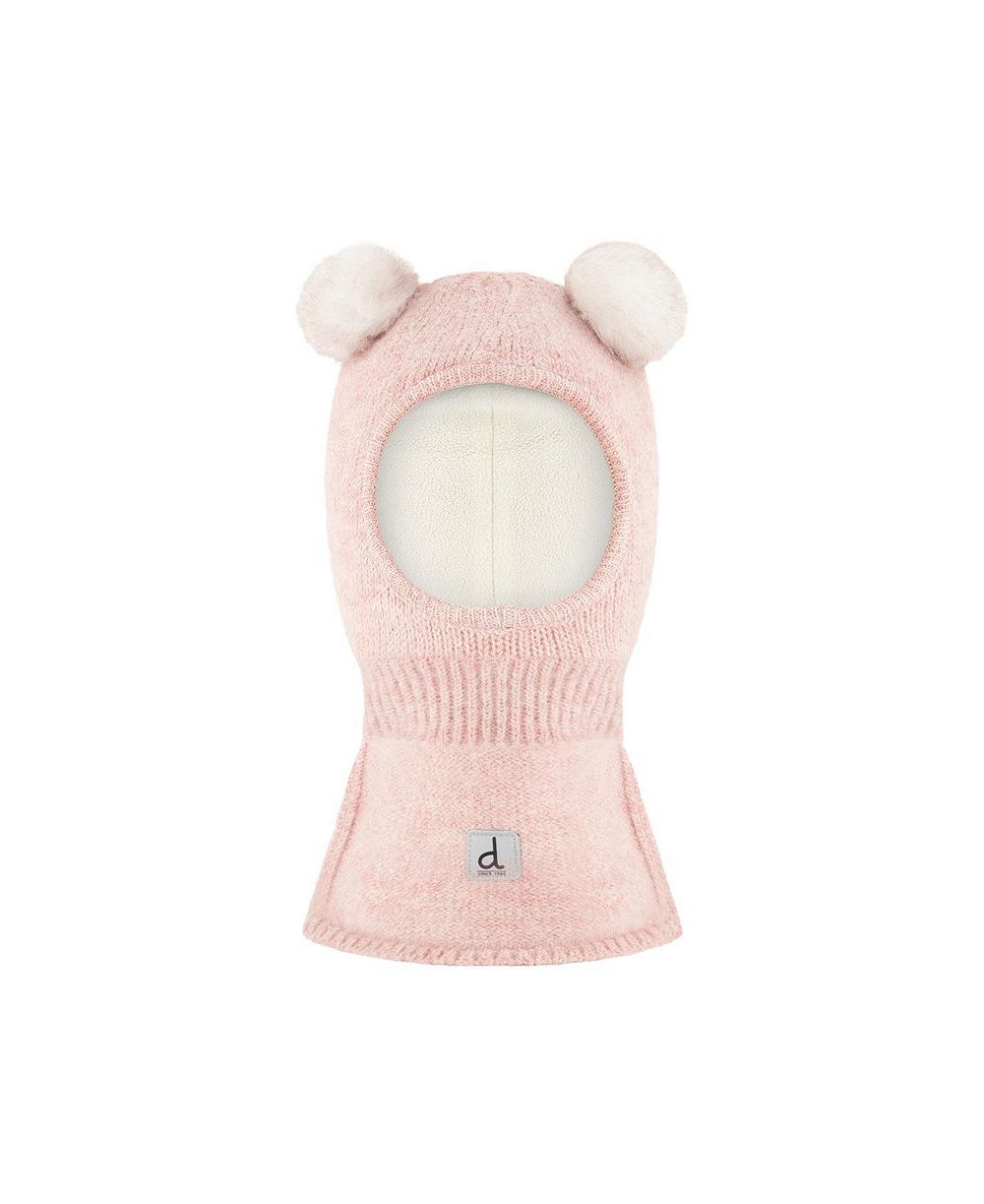 Детская балаклава Deux par Deux Knit Bear Pale Dusty
