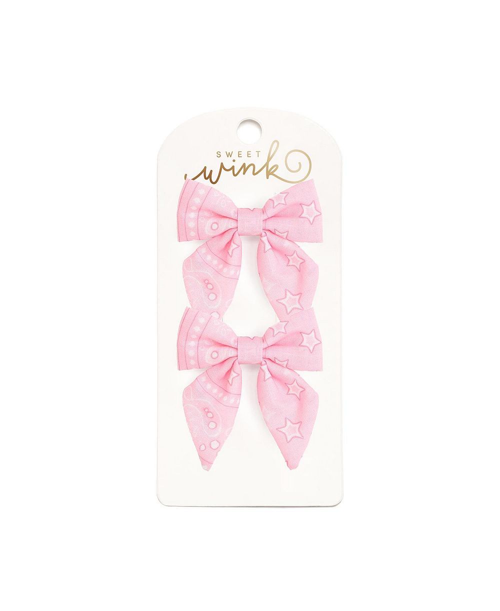 Набор заколок Sweet Wink Little and Big Girls Bandana Western Bow Clip Set