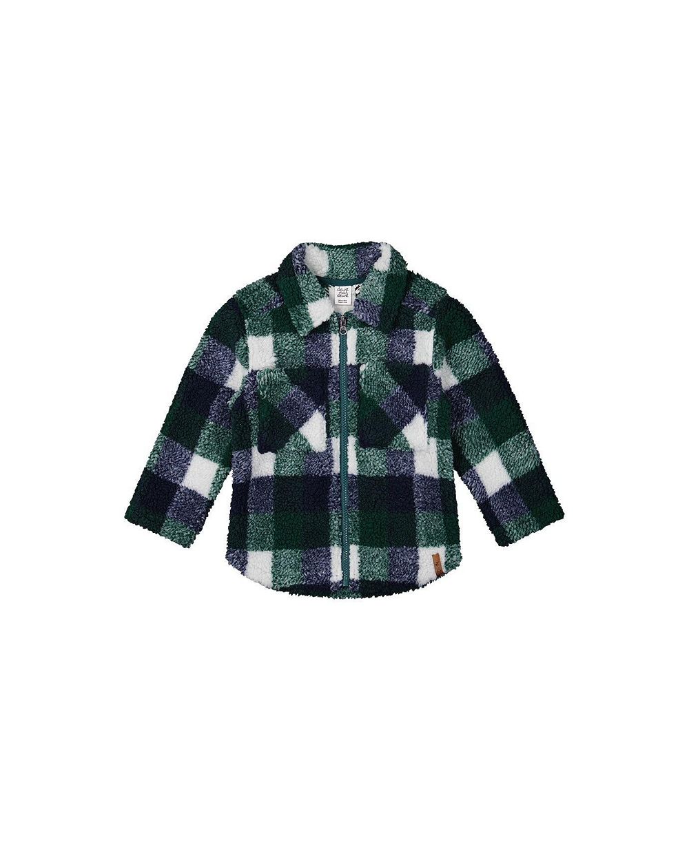 Рубашка-накидка Deux par Deux для мальчиков и девочек (6-12) Zipped Overshirt