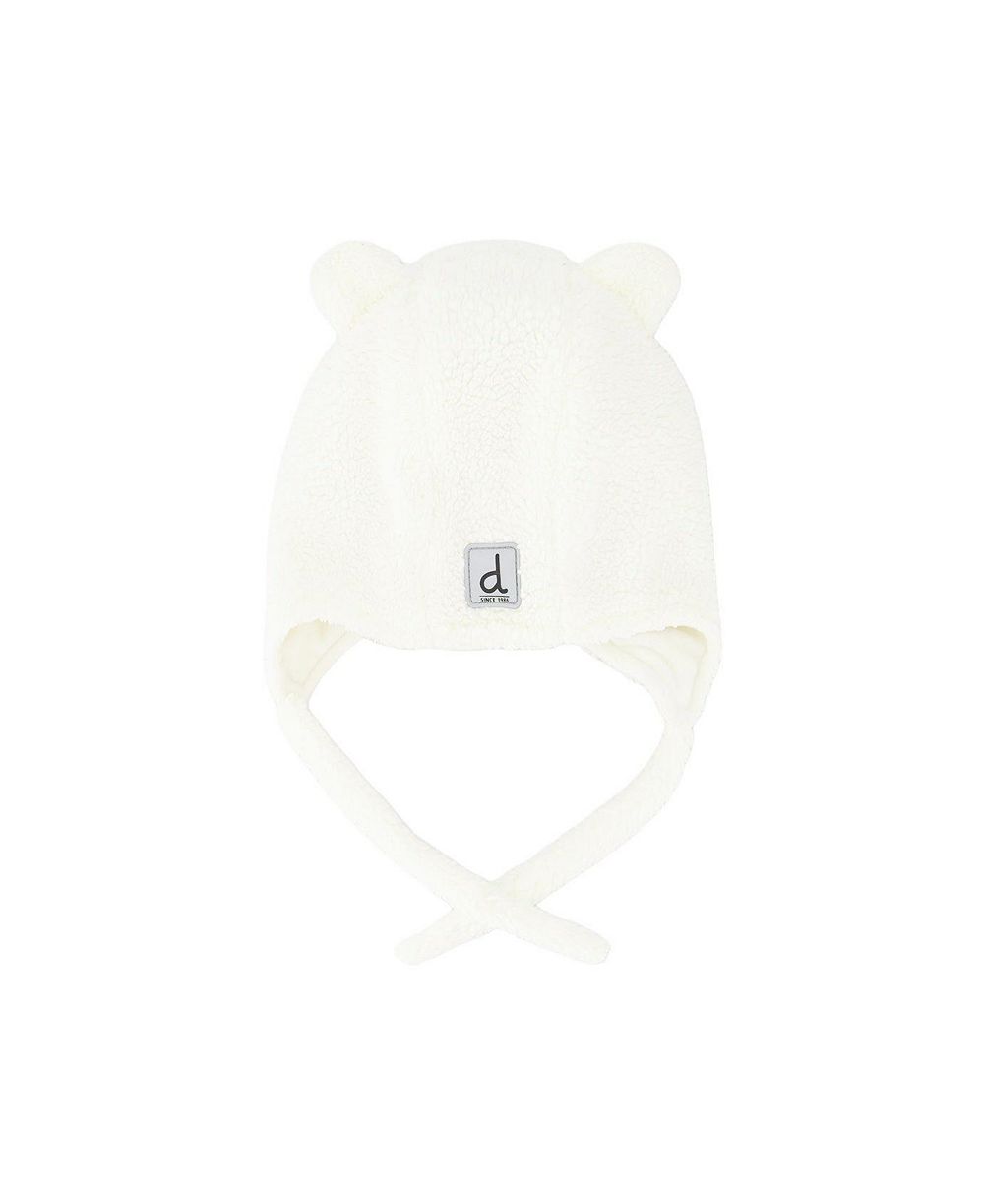 Deux par Deux зимняя шапка с ушками для малышей (2T-3T) из шерсти Sherpa