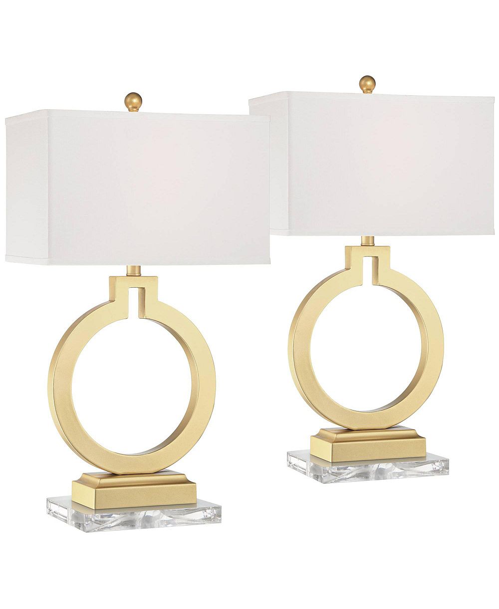 Набор настольных ламп 360 Lighting Lauren Modern 2 шт. с USB портом