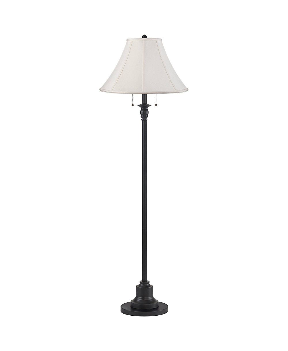360 Lighting Dyna напольный торшер 58" с абажуром Shantung