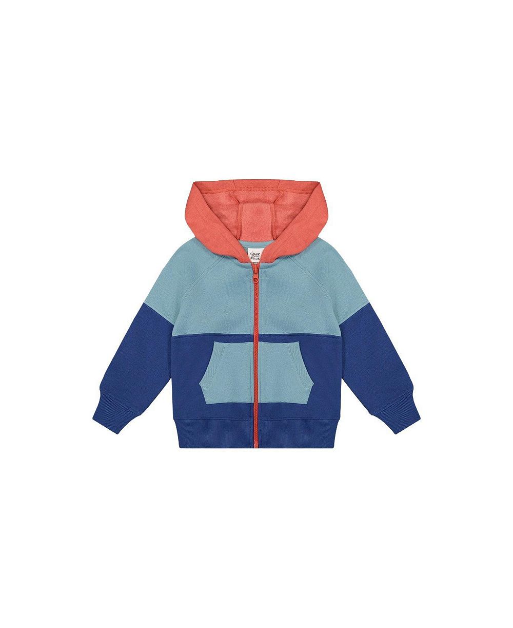 Флисовая куртка Deux par Deux Little Boys 6 - 8 Full Zip Hooded с капюшоном