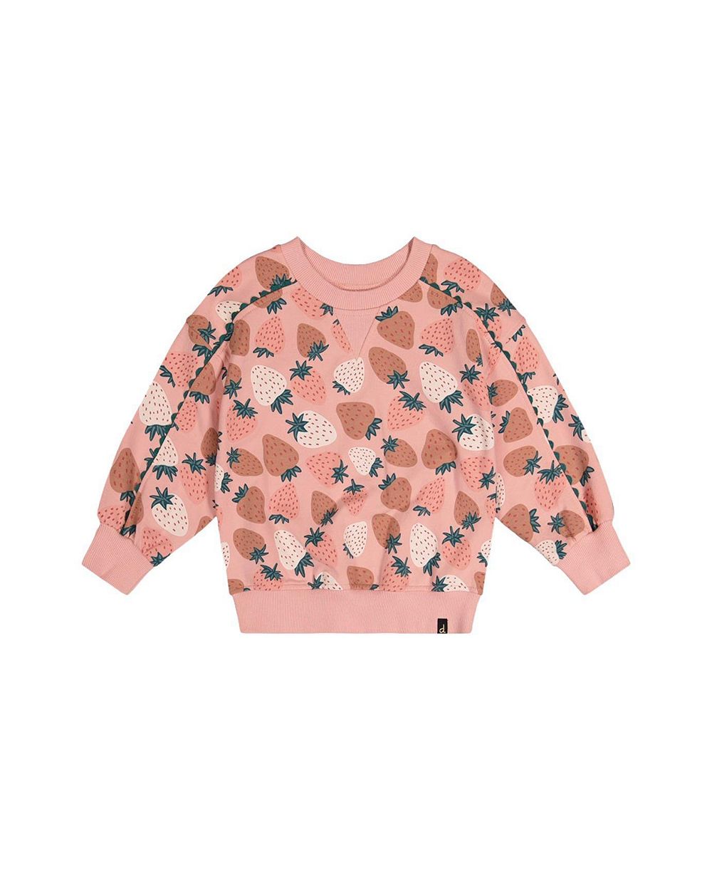 Детская толстовка Deux par Deux Toddler Girls 2T - 5T Strawberry Print