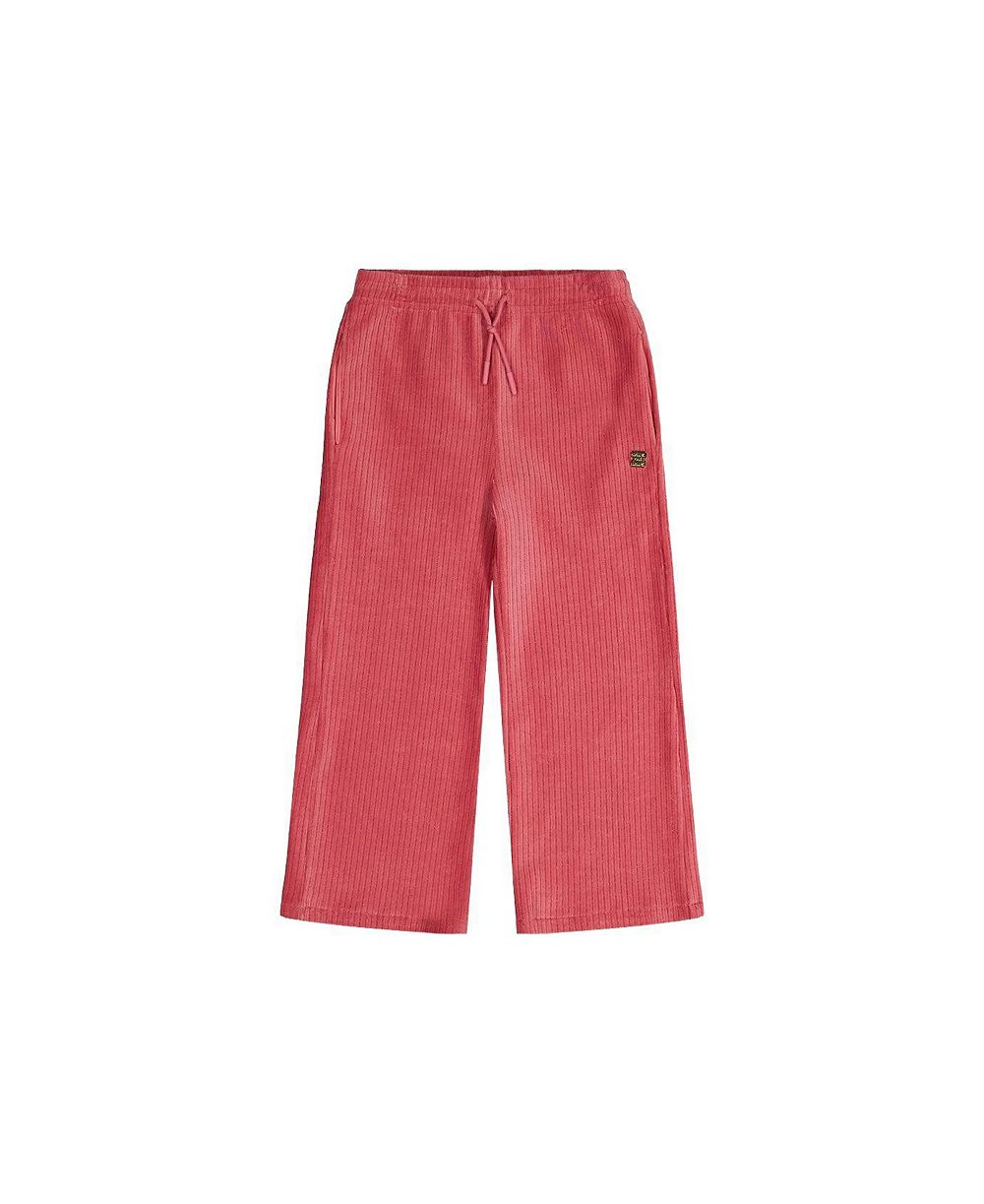 Deux par Deux детские брюки Velour Flare Raspberry