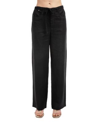 ELLE Collection Женские брюки из льна на завязках