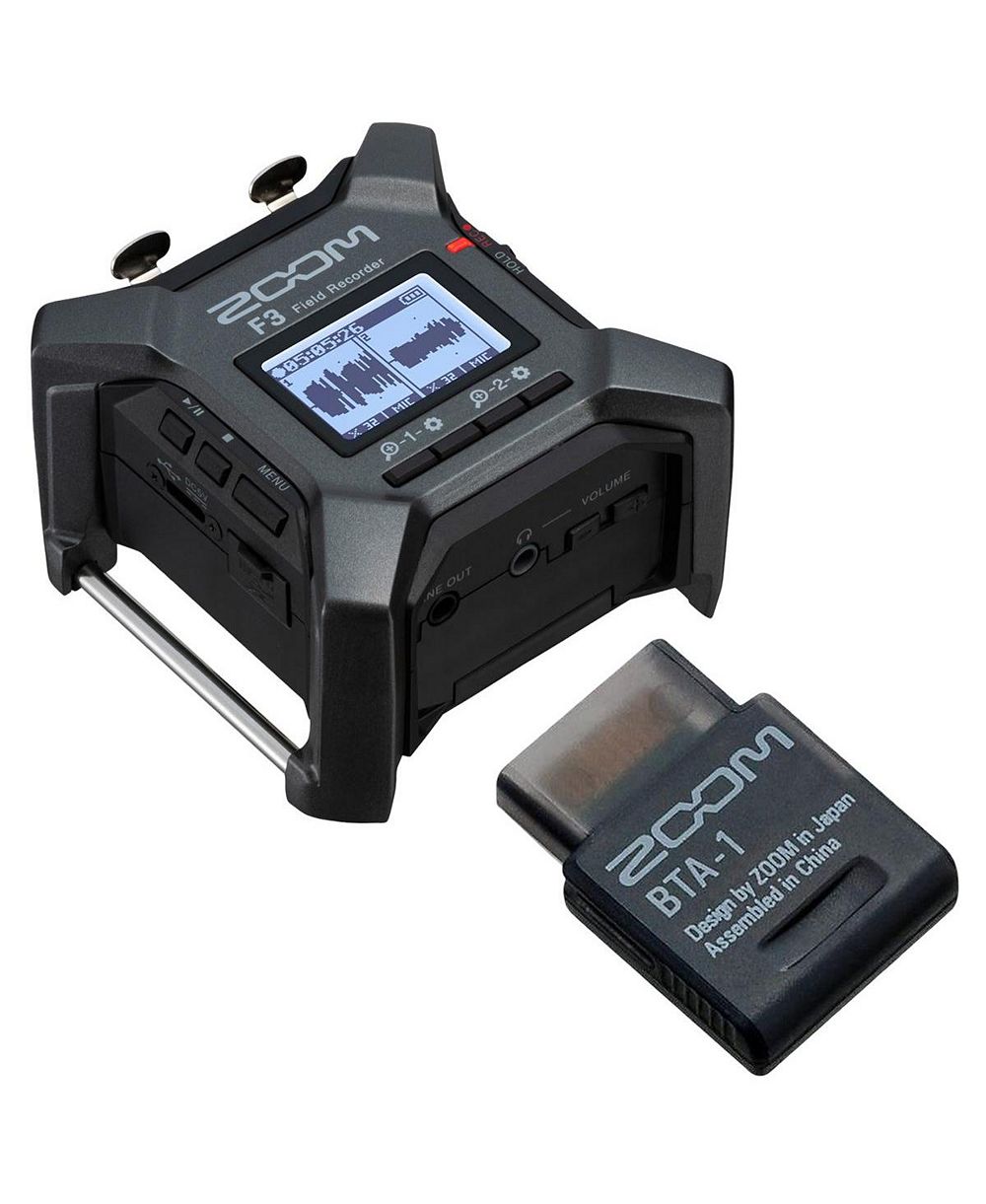 Рекордер Zoom F3 с Bluetooth адаптером