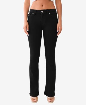 True Religion Женские джинсы Joey Mid-Rise Flare Flap