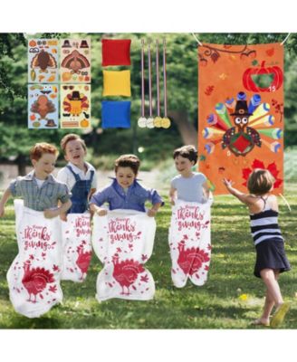 Набор для игры homfan 17 Piece Thanksgiving Bean Bag Toss Game Set