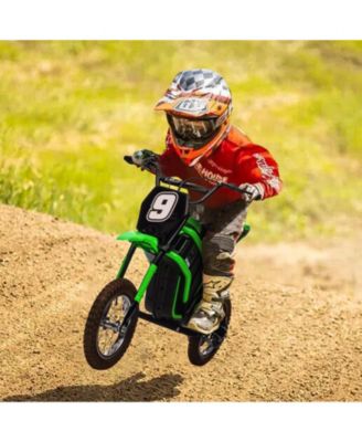 homfan 24V Electric Ride-On Motorcycle, Metal Frame, Remote Control, 350W Motor, Ages 3-6