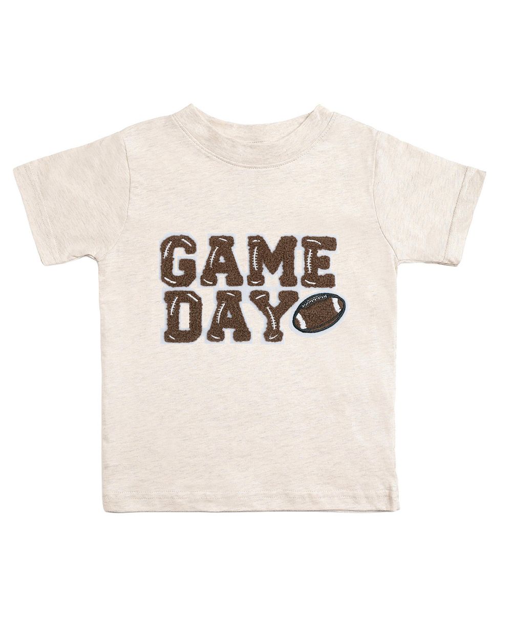Футболка Sweet Wink для маленьких мальчиков с патчем Game Day, короткий рукав