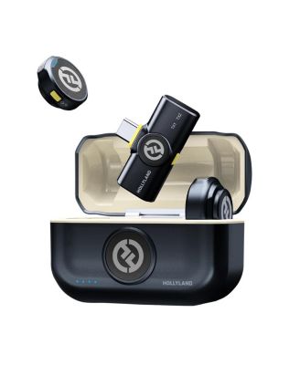 Hollyland LARK M2 Duo беспроводная система лавальевых микрофонов 2.4GHz, USB-C, угольный цвет