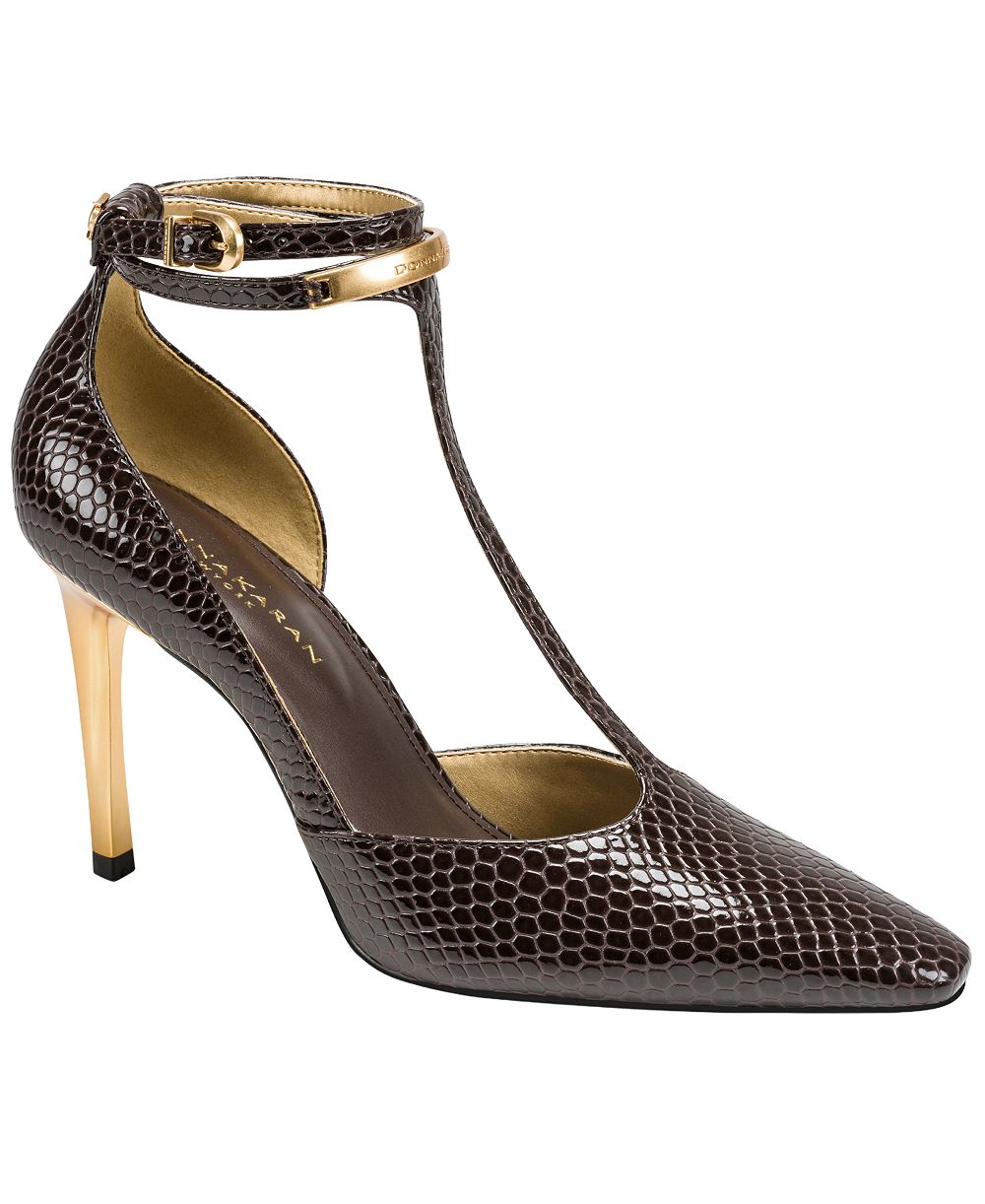 Женские туфли на шпильке с ремешком T-Strap от Donna Karan New York