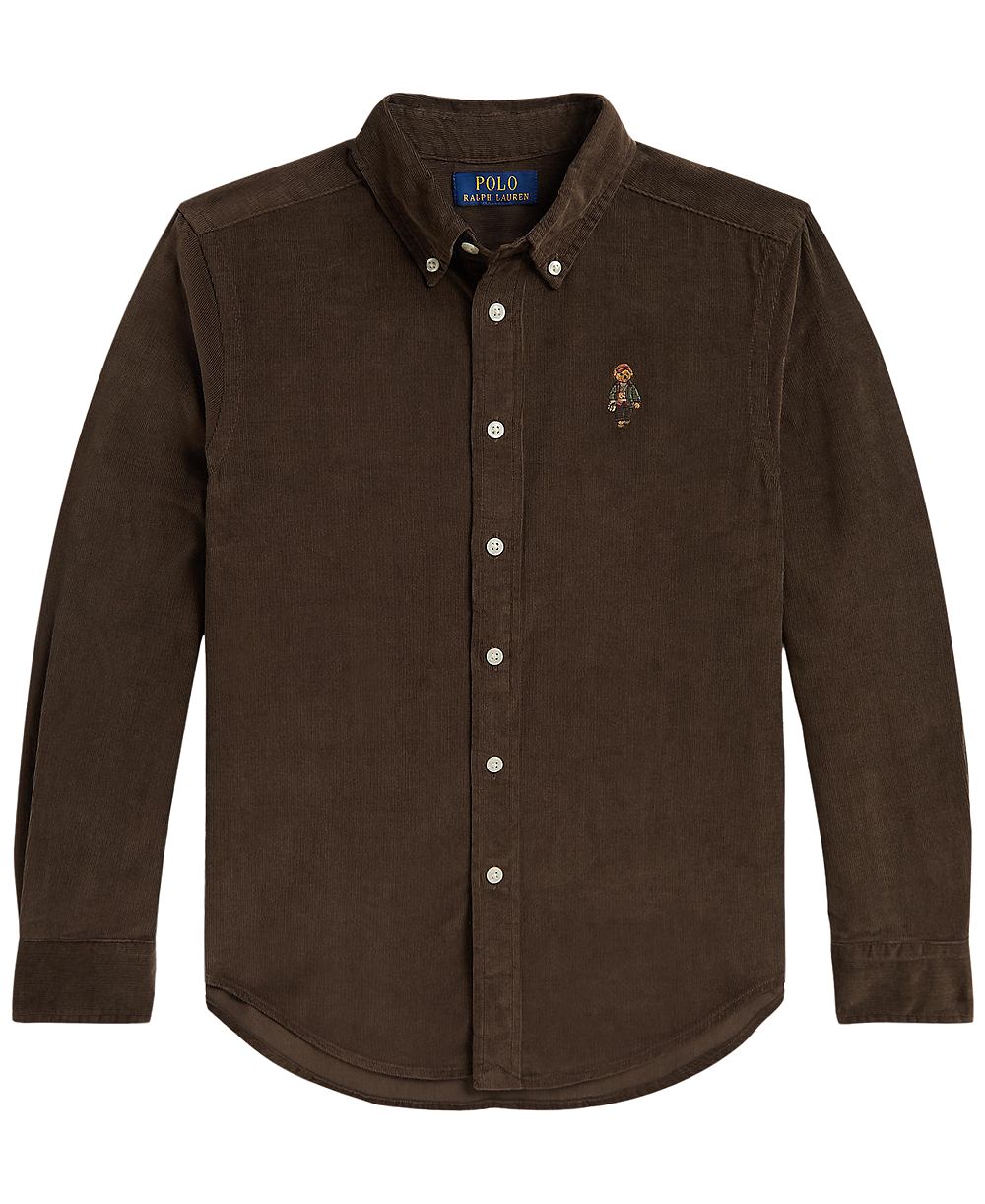 Polo Ralph Lauren Boys' 8-20 Polo Bear Cotton Corduroy Shirt
