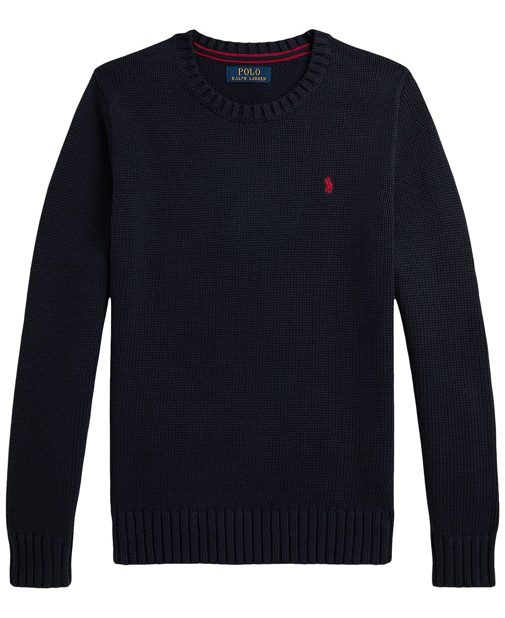 Polo Ralph Lauren Детский хлопковый джемпер с круглым вырезом