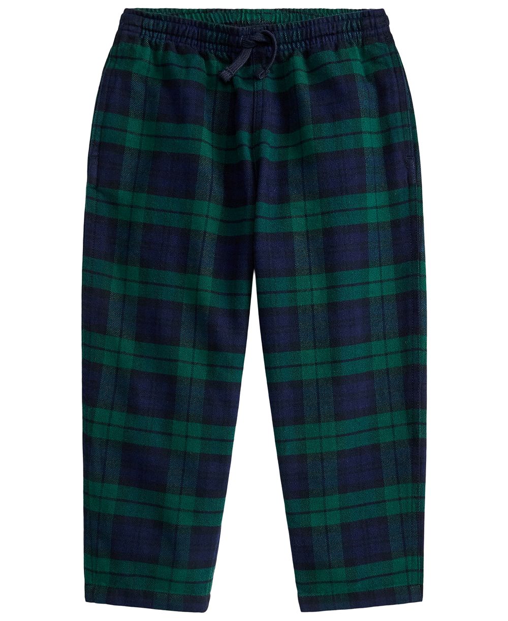 Polo Ralph Lauren Boys' 8-20 Elmcrest Elastic-Waist Flannel Plaid Pants