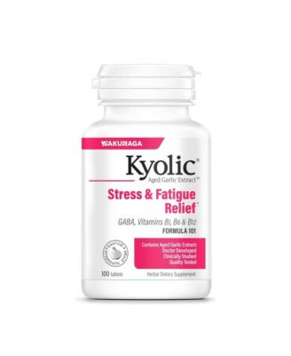 Kyolic Aged Garlic Extract Formula 101, Stress and Fatigue Relief, 100 tablets.