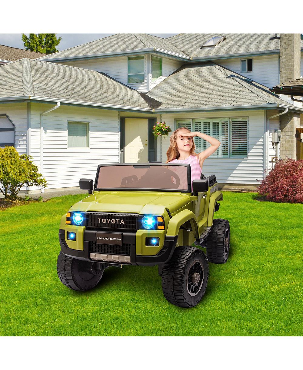 homfan 44.9"L x 26.8"W 4WD 24V электрический автомобиль для езды с дистанционным управлением, 2-местный, возраст 3+