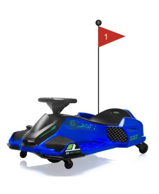homfan Ride On Drift Kart 24V Electric Go Kart, 110 lbs Capacity, Ages 8-12