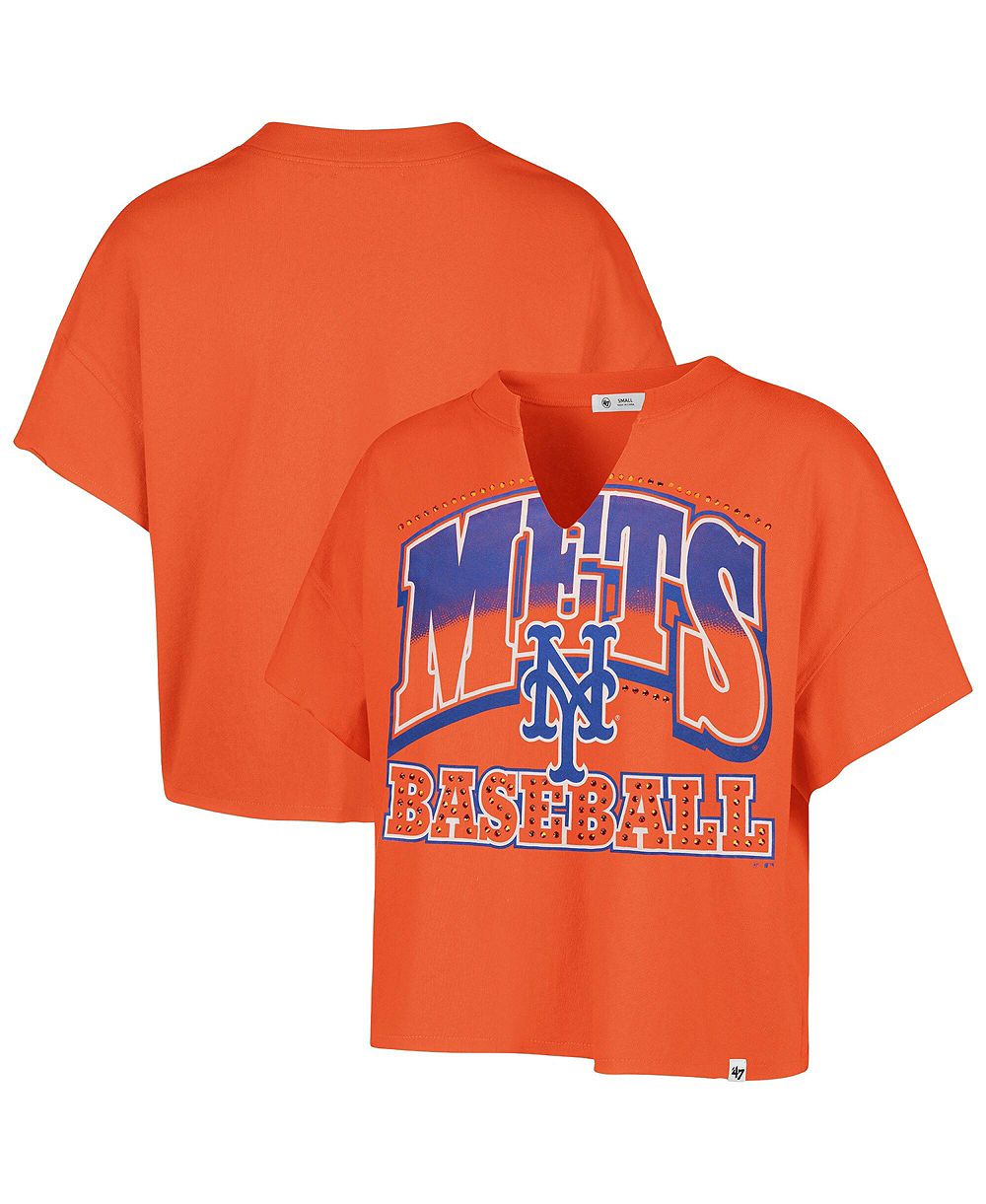 '47 Brand Женская оверсайз футболка New York Mets, Plus Size
