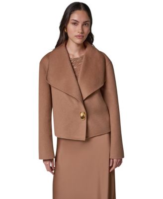 Donna Karan New York женская короткая куртка с запахом и фурнитурой