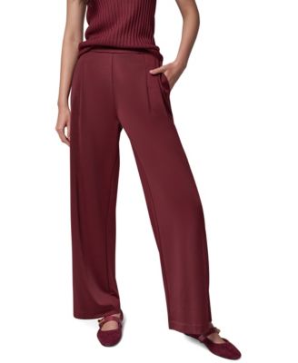 Donna Karan New York Women's Straight-Leg Pull-On High-Rise Pants