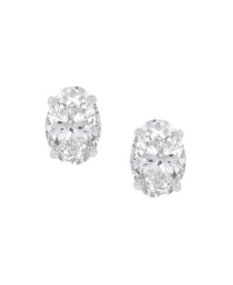 Macy's IGI Certified Lab-Grown Diamond Stud Earrings (1 ct. t.w.) in 14k White or Yellow Gold