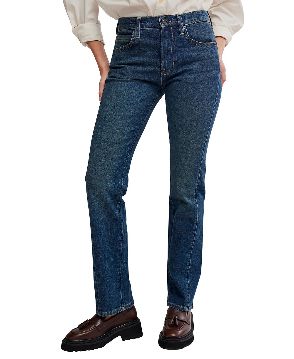 Free People Women's Edie High-Rise Tapered Jeans