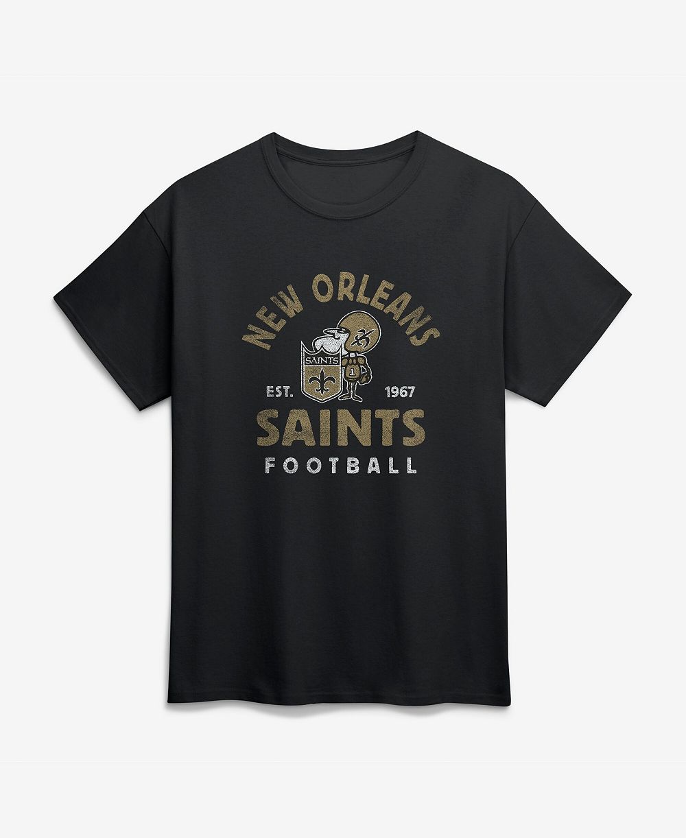 Logo Athletic Мужская футболка New Orleans Saints Black