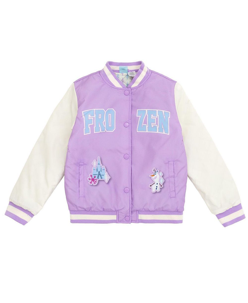Frozen Детская куртка-бомбер Varsity для малышей, 2T-5T