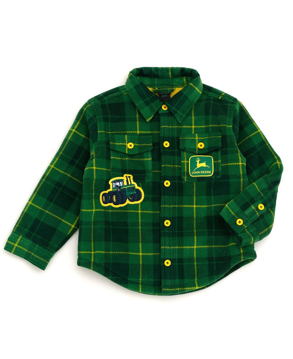John Deere флисовый шекат для мальчиков-малышей (2T-5T)